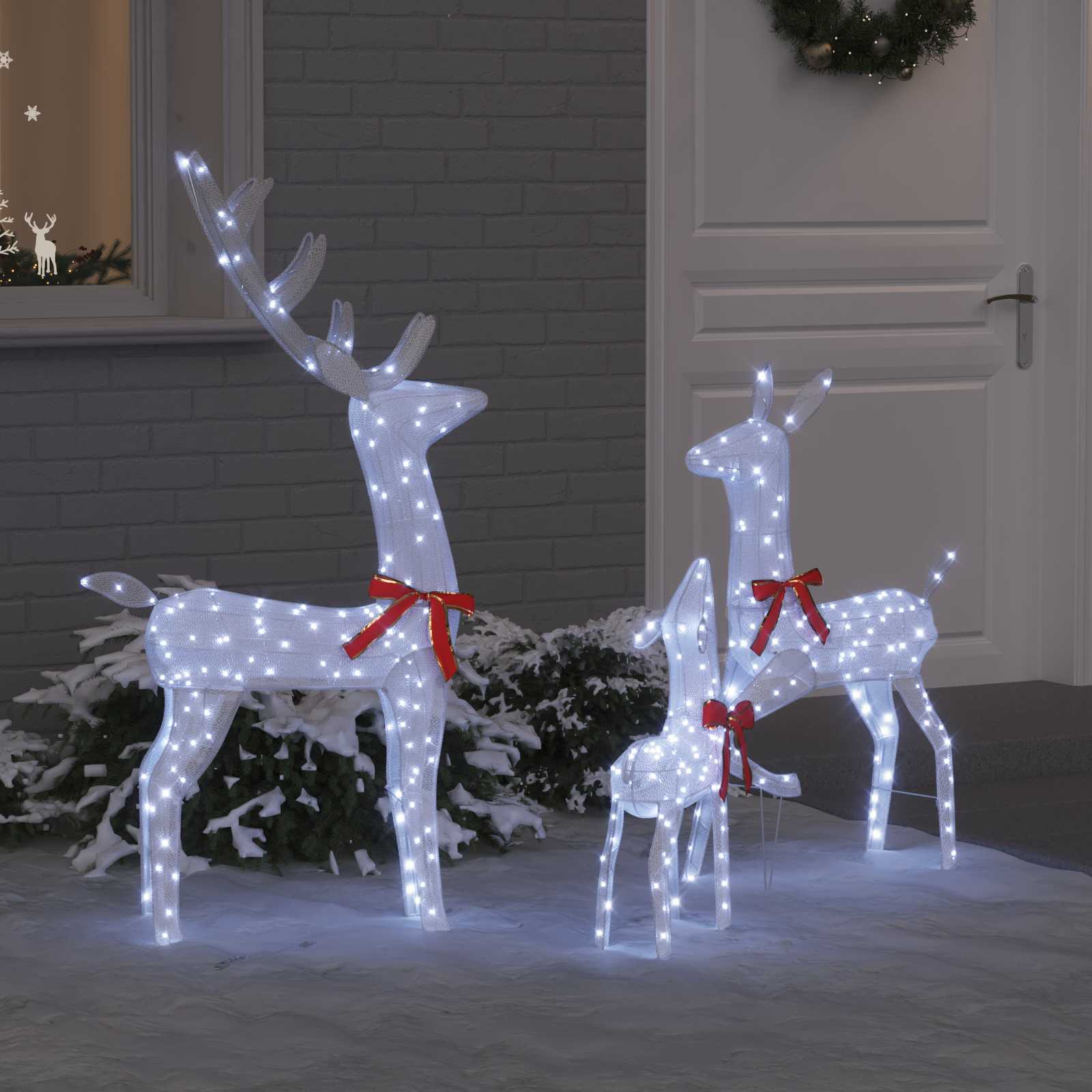 Elnių Šeima 3 pcs Šalta balta 68 x 26 x 127 cm audinys