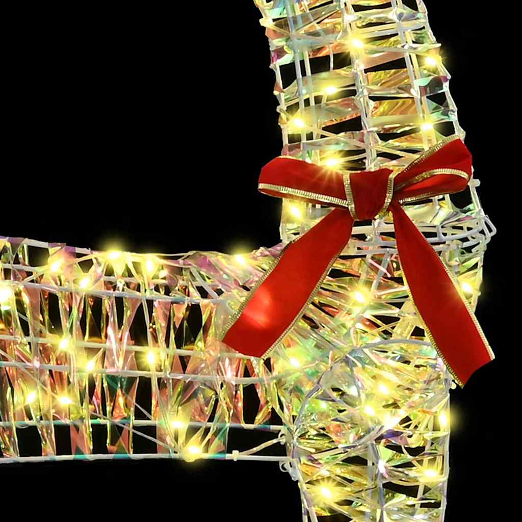 3D Elnias 140 LED Šilta balta 128 cm PET