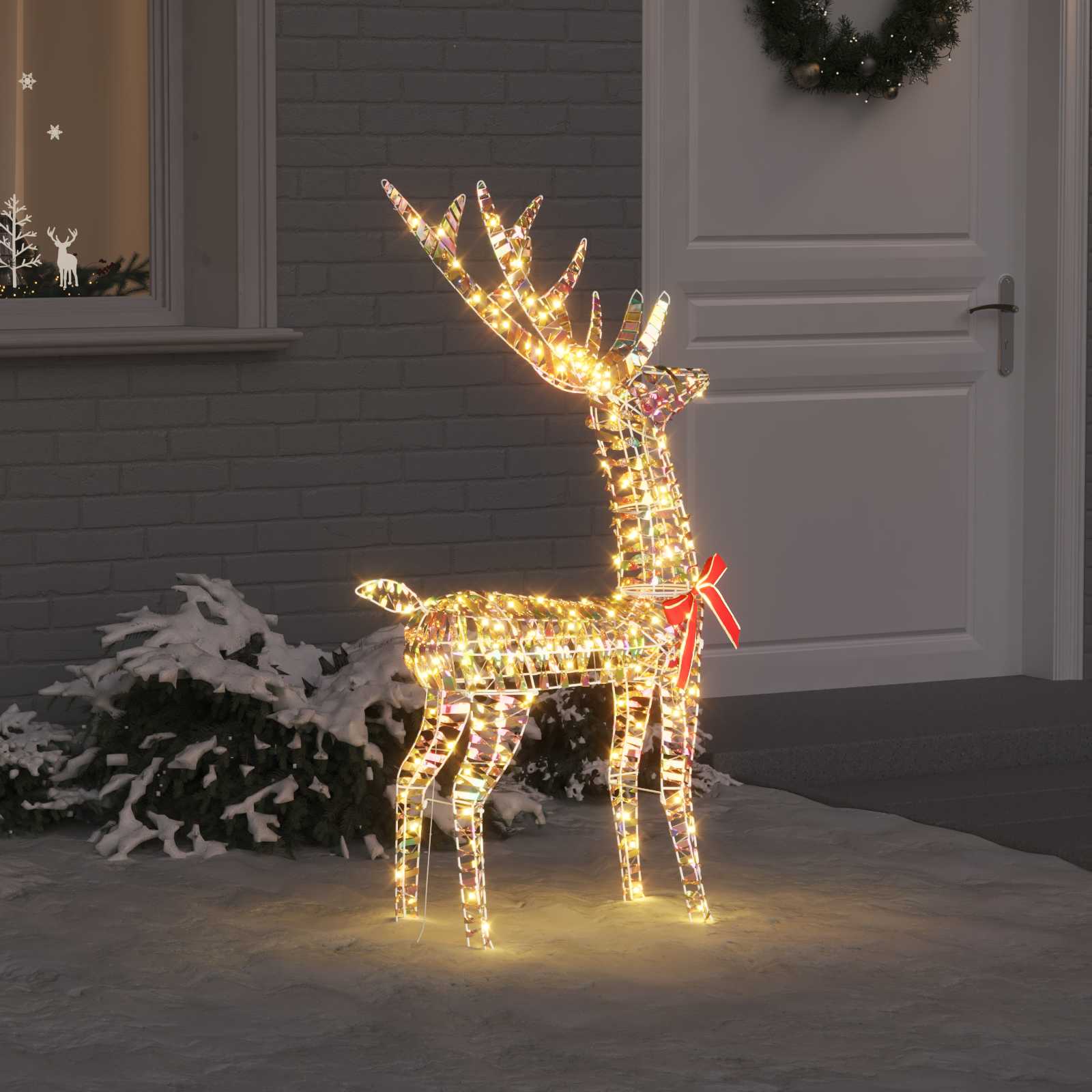 3D Elnias 140 LED Šilta balta 128 cm PET
