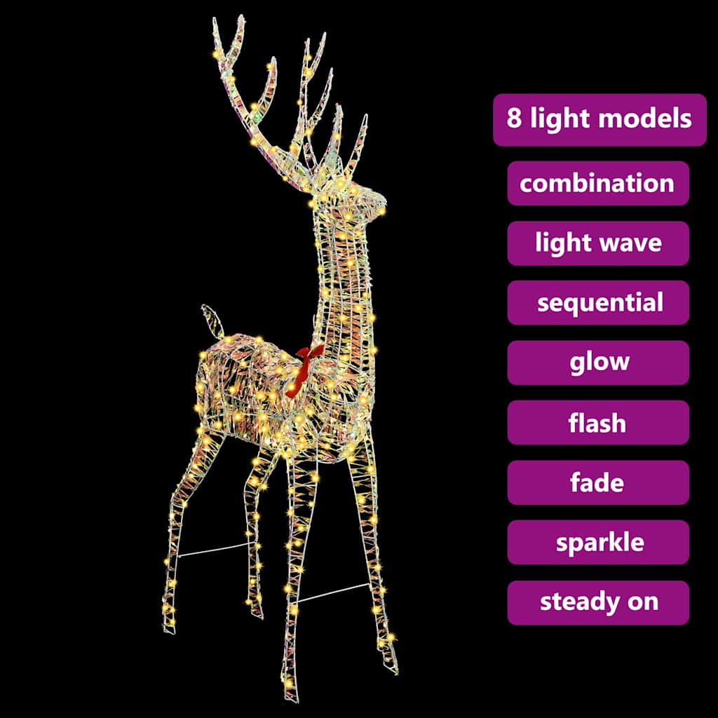 3D Elnias 250 LED Šilta balta 96 x 40 x 180 cm PET