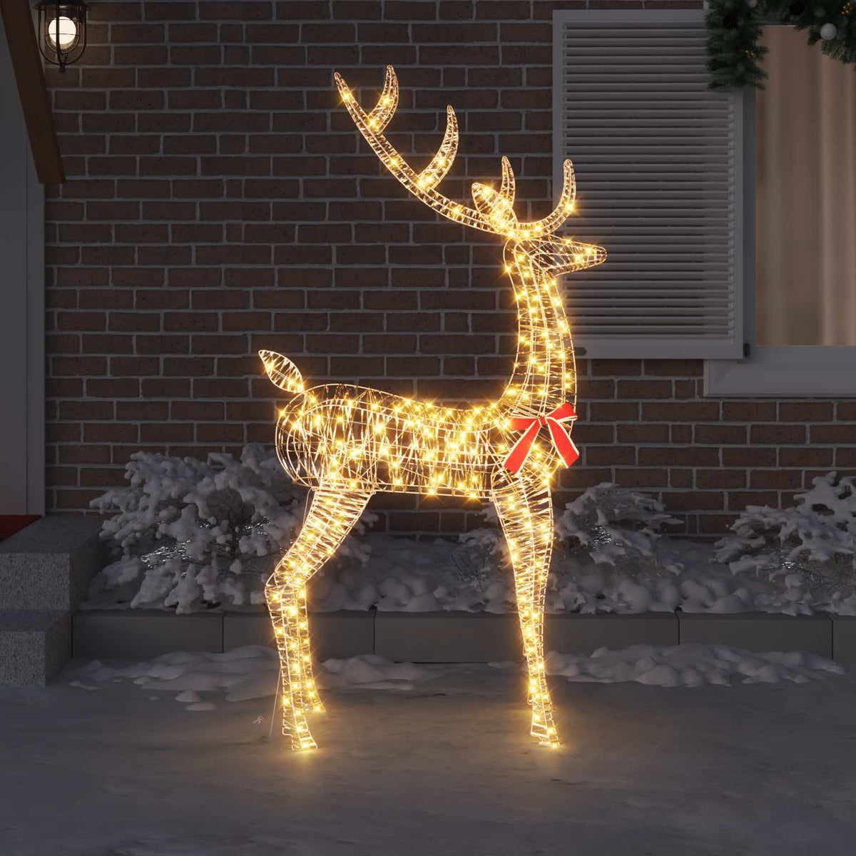 3D Elnias 250 LED Šilta balta 96 x 40 x 180 cm PET