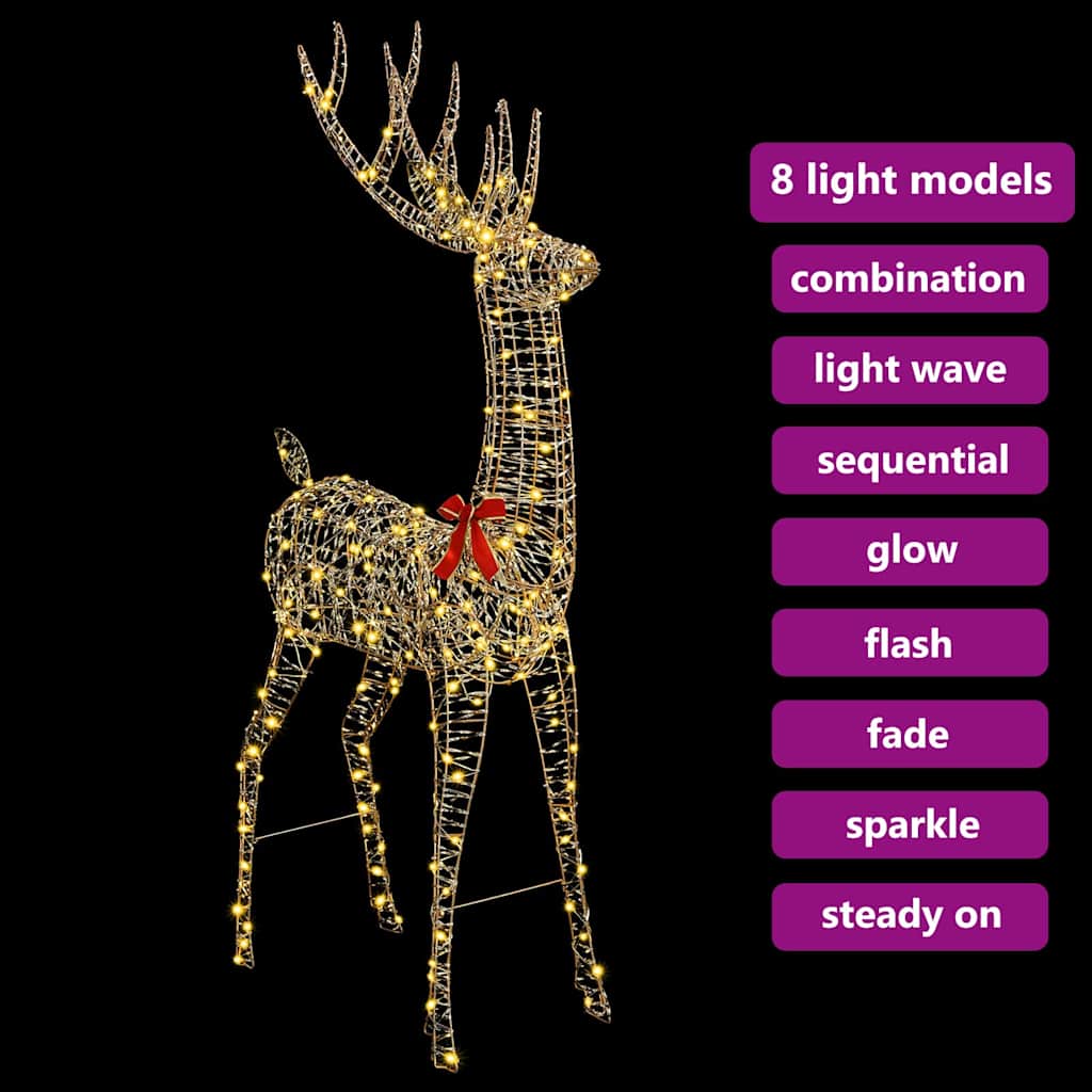3D Elnias 250 LED Šilta balta 96 x 40 x 180 cm PET