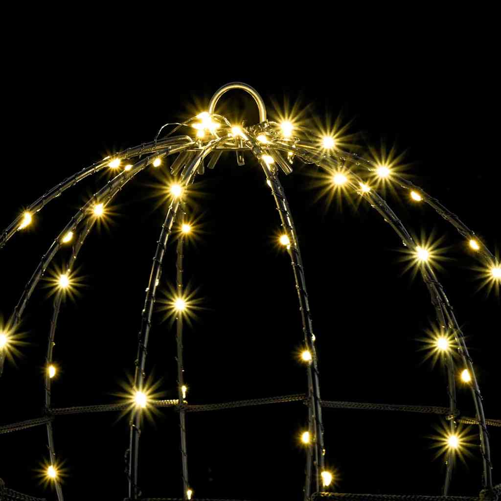 Dovana Šilta balta 30 x 30 x 32 cm Metalas 96 LED