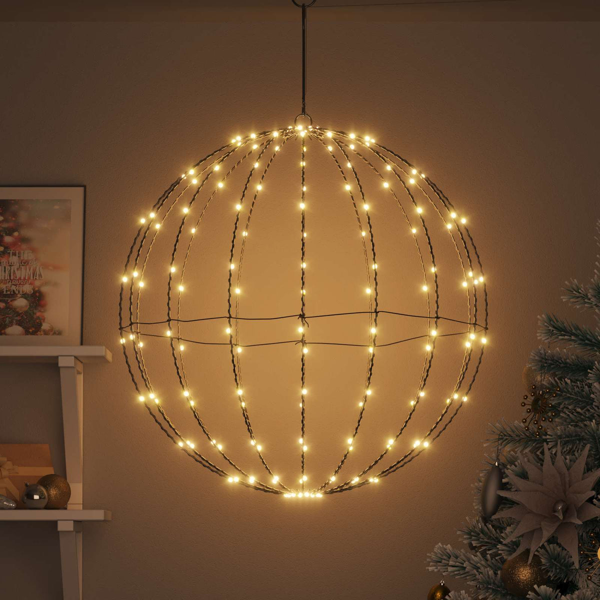 Dovana Šilta balta 60 x 60 x 62 cm Metalas 192 LED