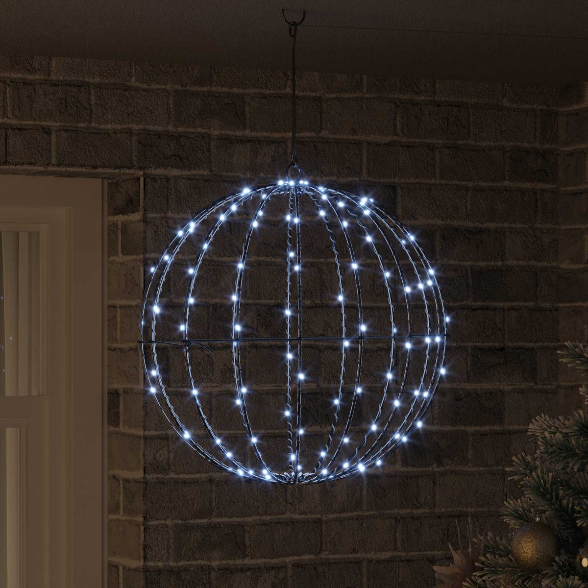 Dovana Šalta balta 50 x 50 x 52 cm Metalas 160 LED