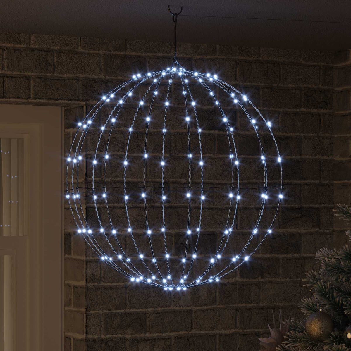 Dovana Šalta balta 60 x 60 x 62 cm Metalas 192 LED