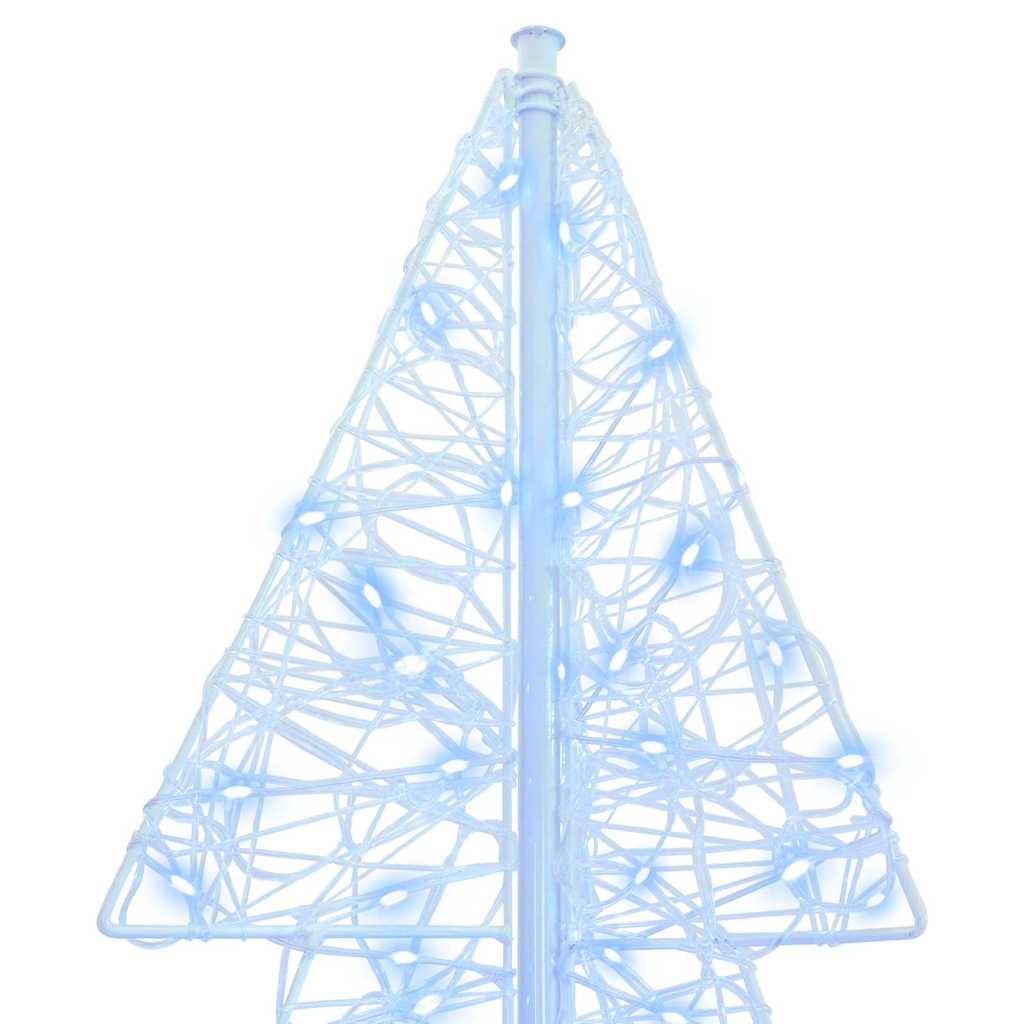 Christmas Tree with 160 LED Cold White 150 cm Acrylic