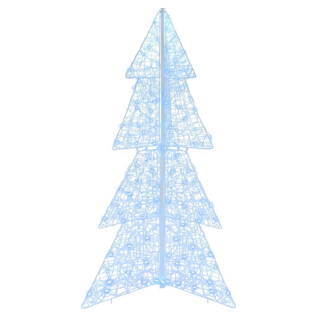 Christmas Tree with 160 LED Cold White 150 cm Acrylic