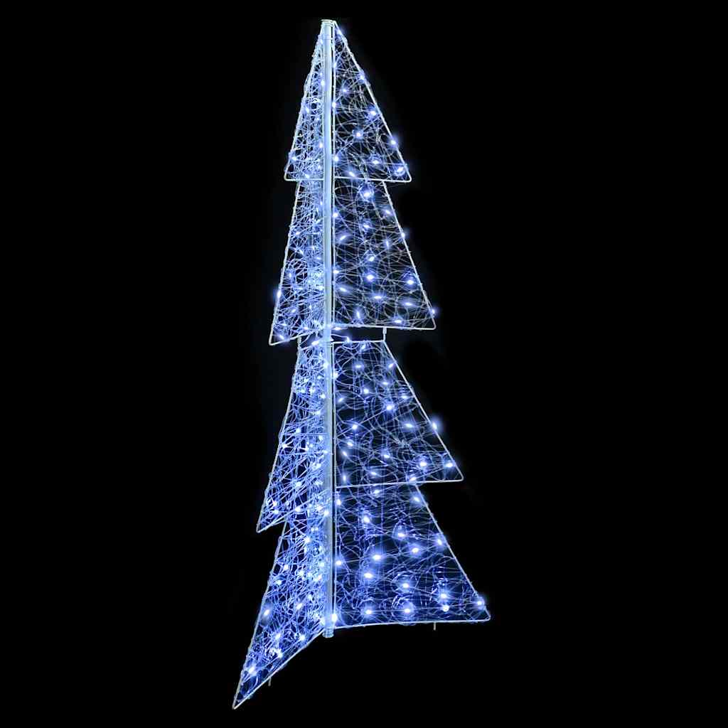 Christmas Tree with 160 LED Cold White 150 cm Acrylic