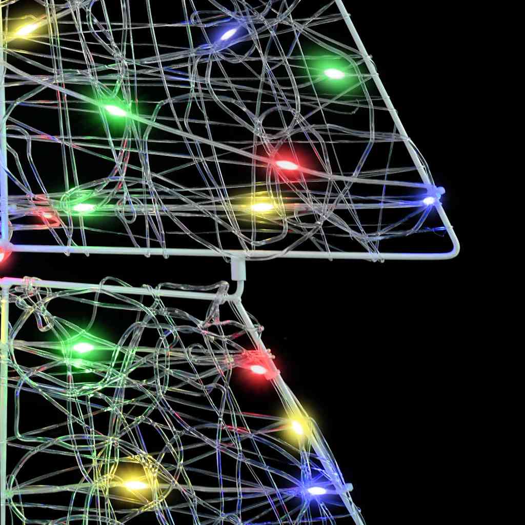 Christmas tree with 160 LED Multicolor 150 cm Acrylic
