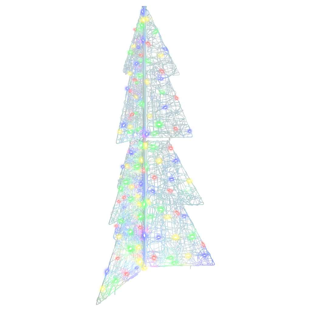 Christmas tree with 160 LED Multicolor 150 cm Acrylic