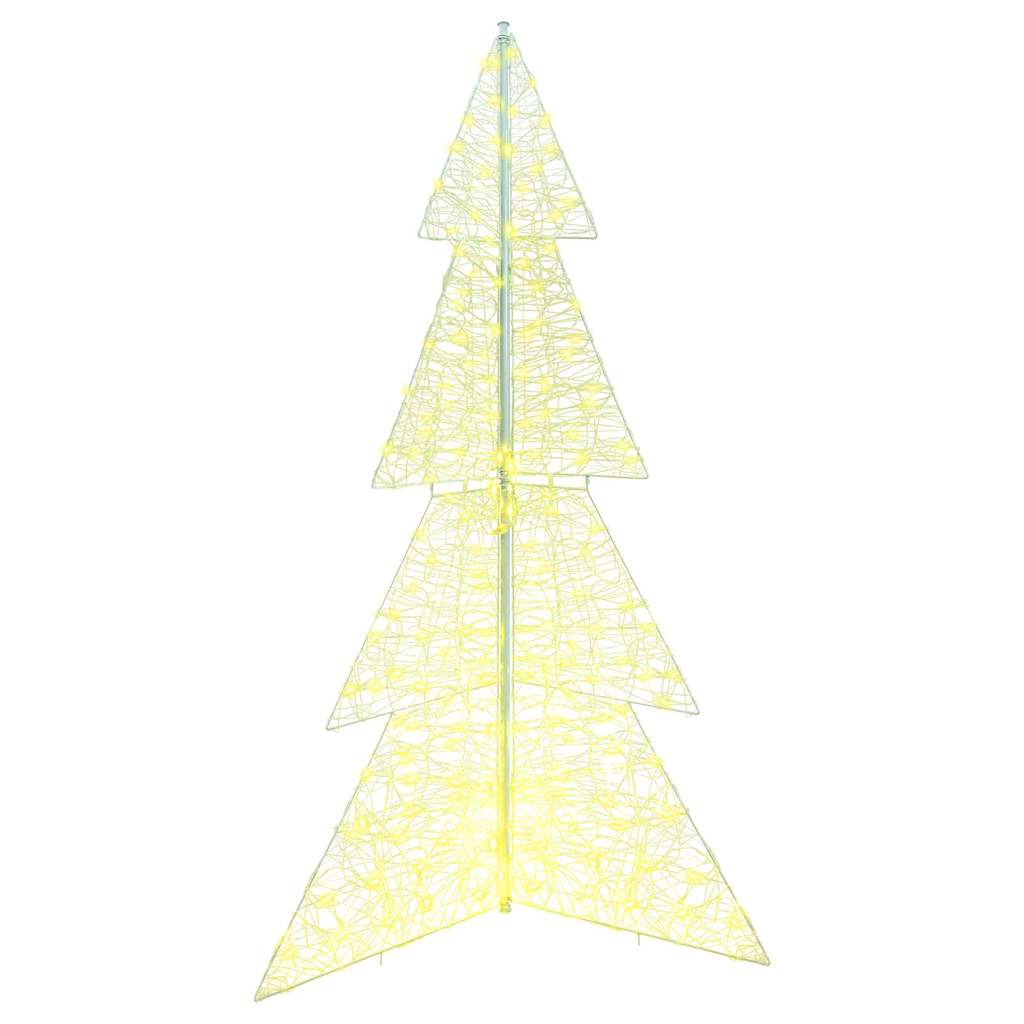 Kalėdų eglutė su 240 LED Šilta balta 180 cm Akrilas