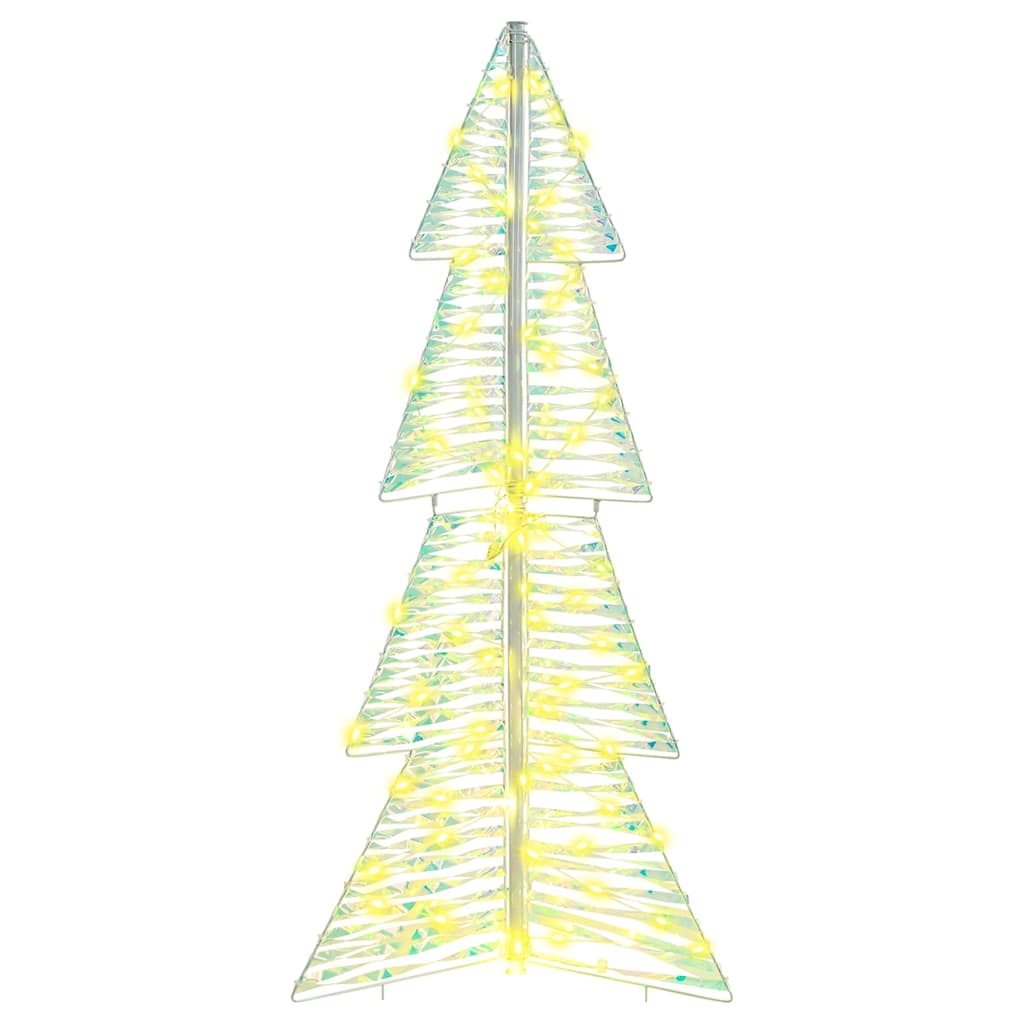 Kalėdų eglutė su 100 LED Šilta balta 120 cm PET