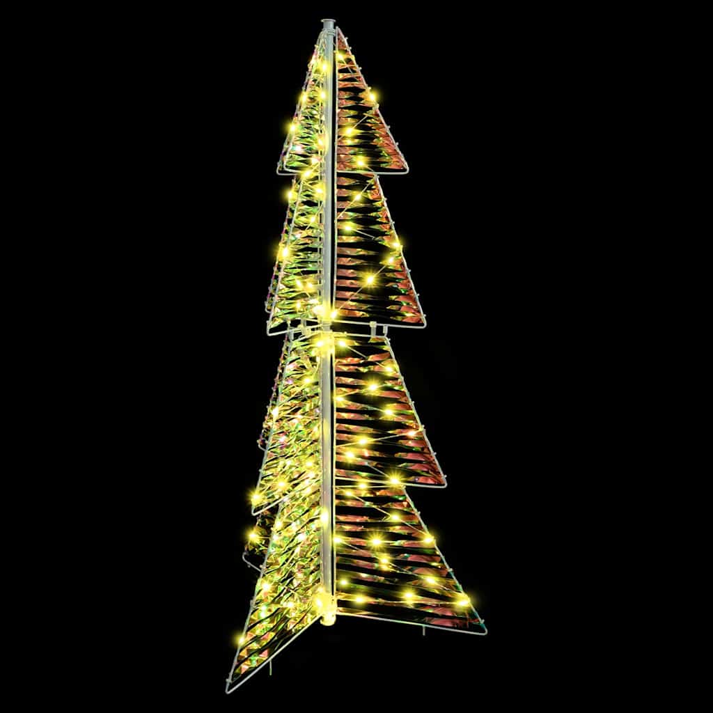 Kalėdų eglutė su 100 LED Šilta balta 120 cm PET