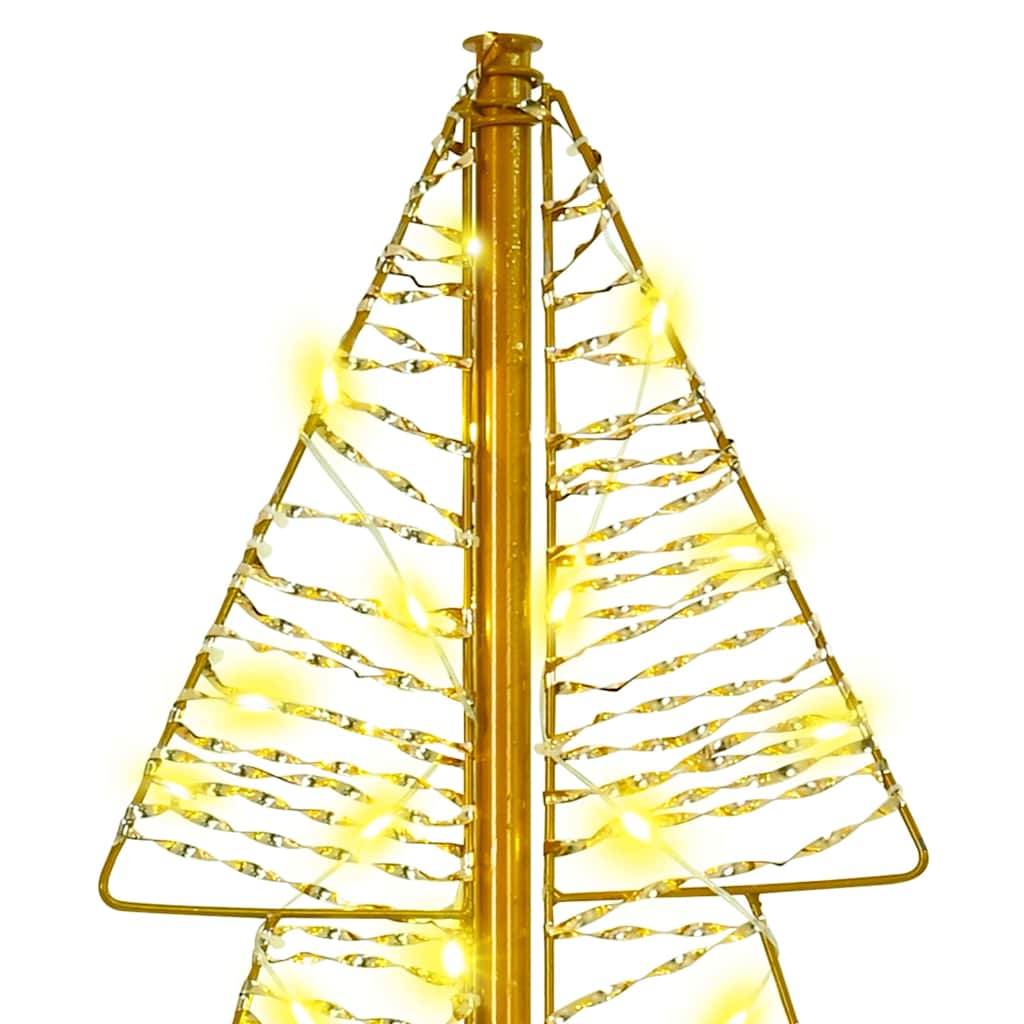 Ziemassvētku eglīte ar 100 LED silti baltām 120 cm PET
