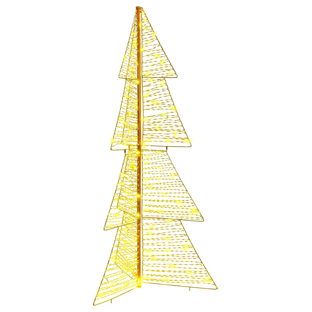 Ziemassvētku egle ar 160 LED silti balta 150 cm PET