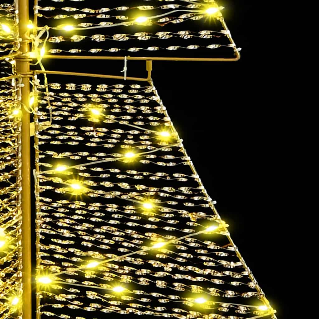 Kalėdų eglutė su 240 LED Šilta balta 180 cm PET