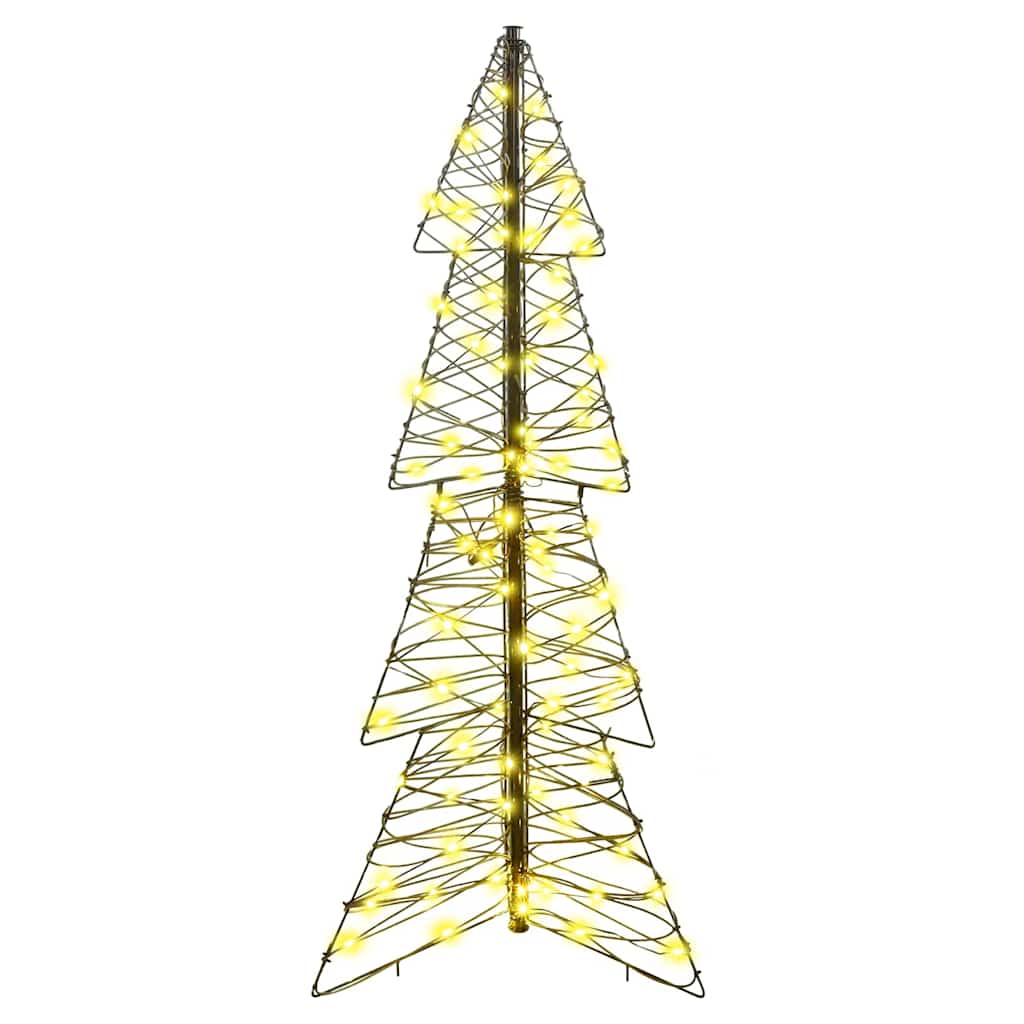 Kalėdų eglutė su 100 LED Šilta balta 120 cm Ratanas