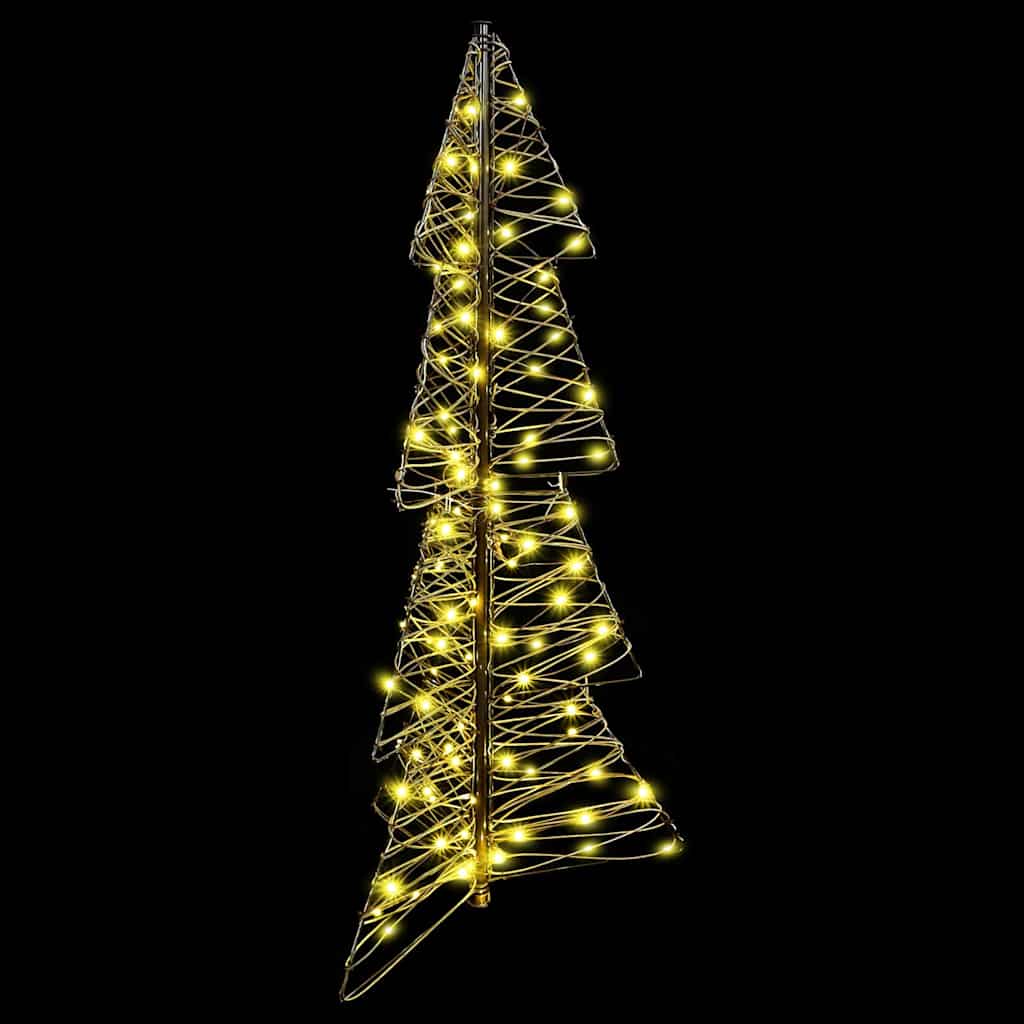 Kalėdų eglutė su 100 LED Šilta balta 120 cm Ratanas
