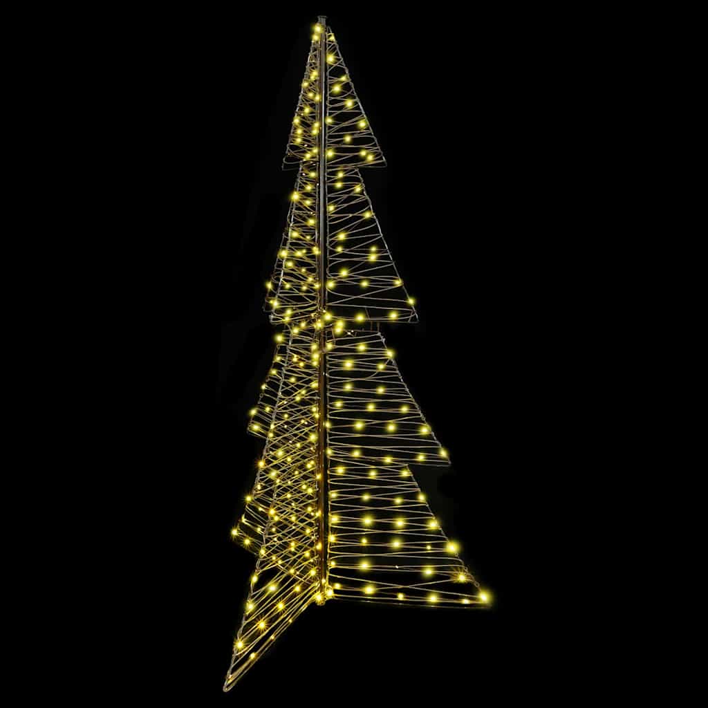 Ziemassvētku eglīte ar 240 LED silti baltām 180 cm rotangpalma