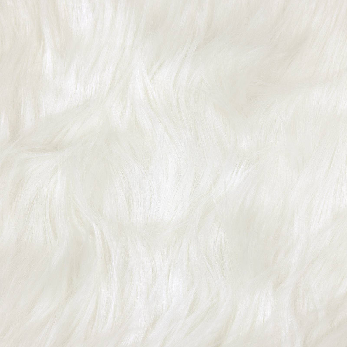 Dirbtinio avių kailio kilimas TAFALLA Balta 60 x 110 cm