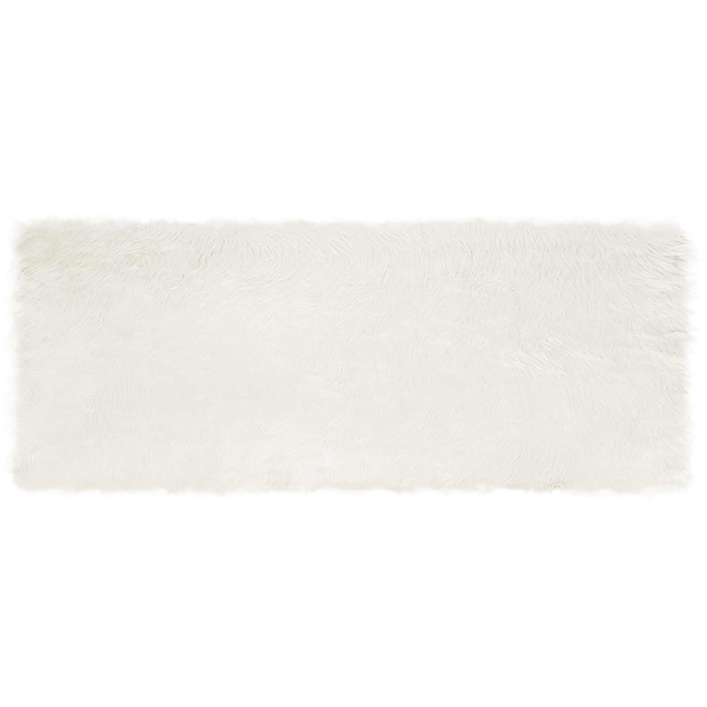 Faux Sheepskin Rug Tafalla White 80 x 200 cm