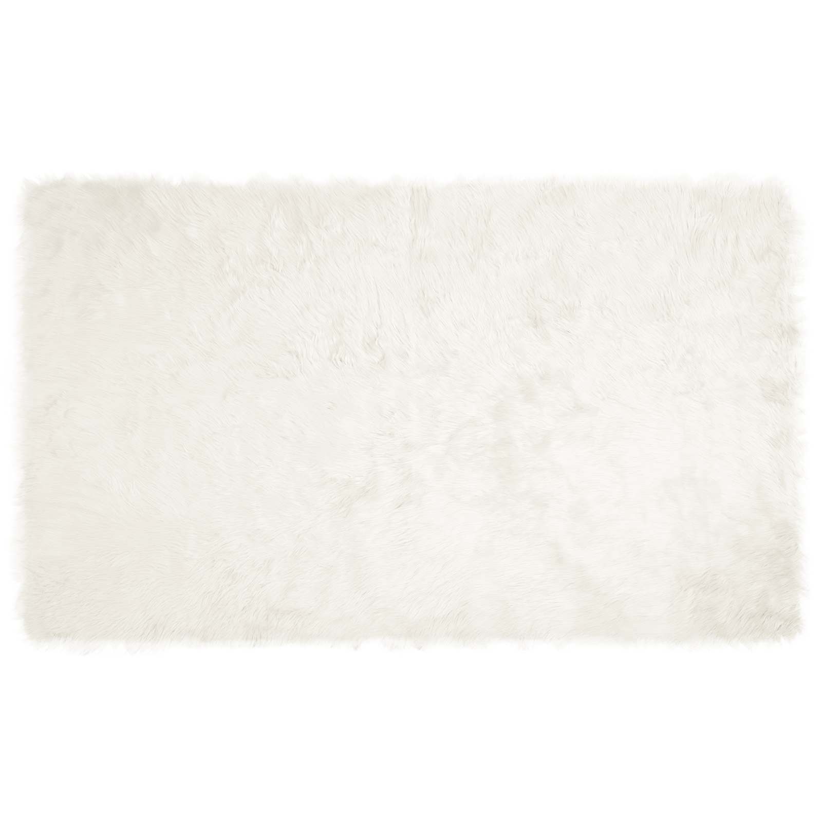 Dirbtinio avikailio kilimas Tafalla Balta 100 x 200 cm