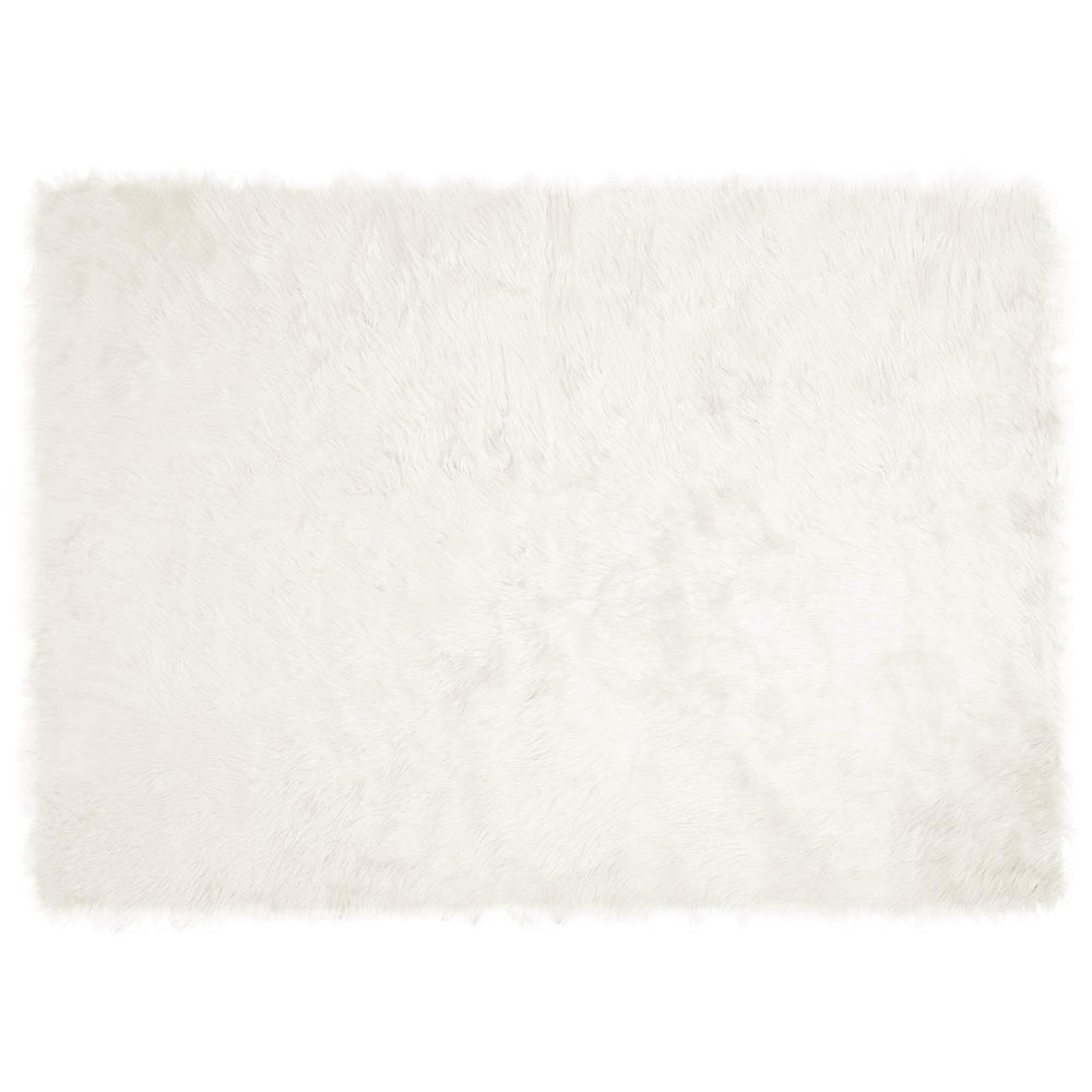 Faux Sheepskin Rug Tafalla White 120 x 170 cm