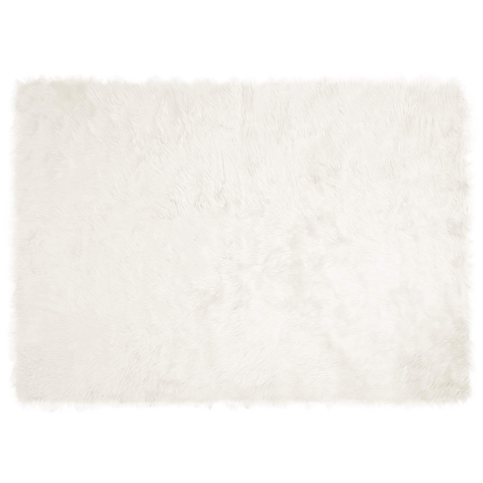 Faux Sheepskin Rug Tafalla White 120 x 170 cm