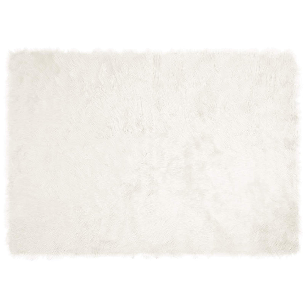 Dirbtinio avikailio kilimas Tafalla Balta 140 x 200 cm