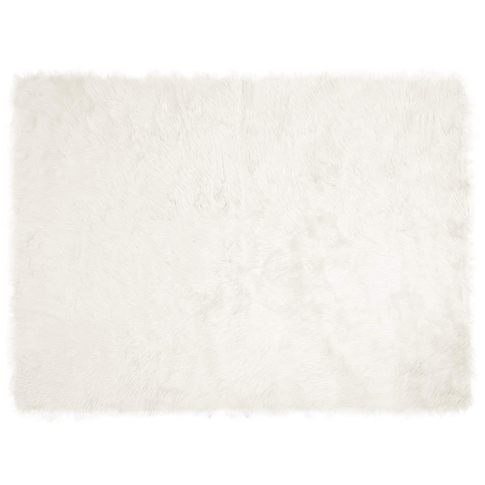 Artificial Sheepskin Rug Tafalla White 160 x 230 cm