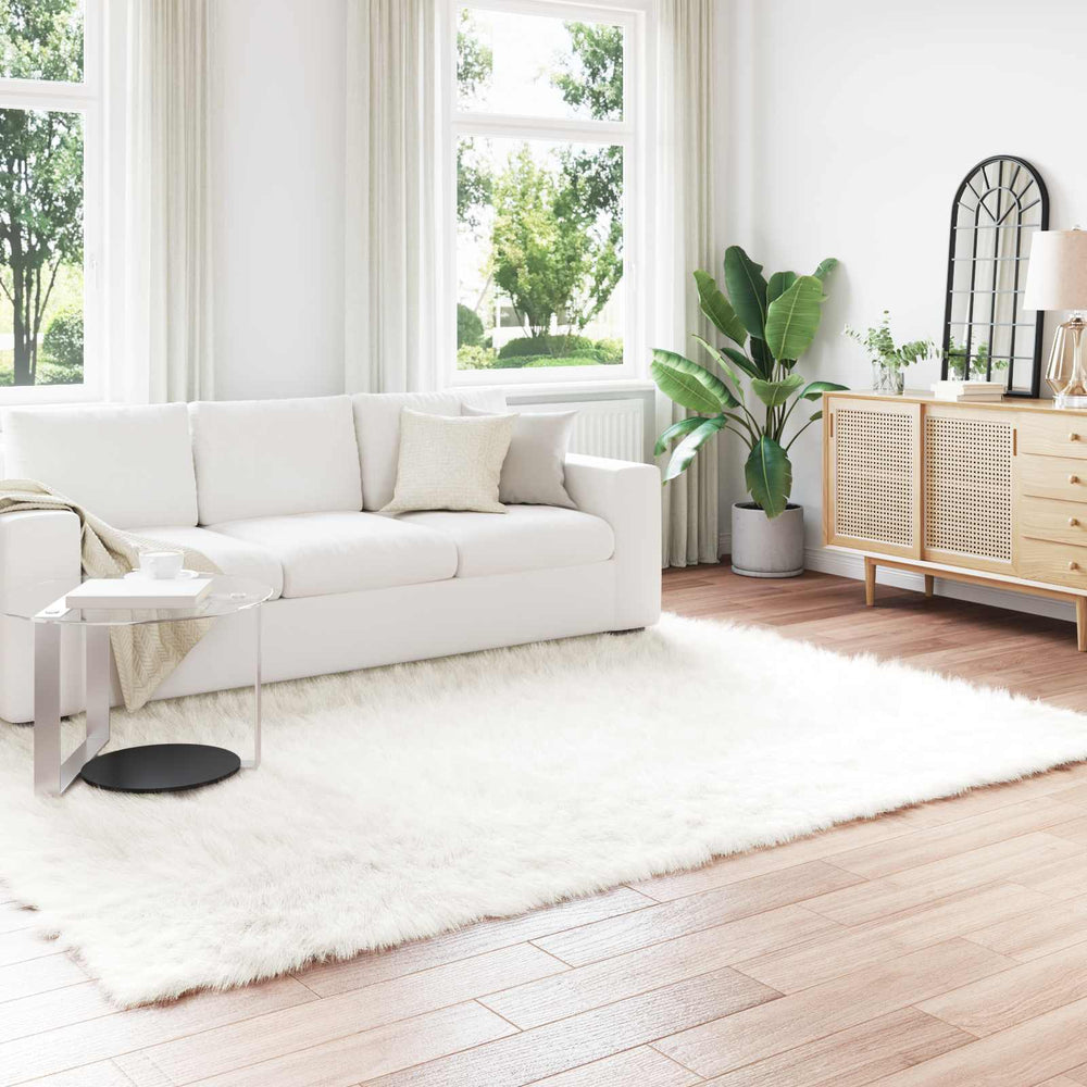 Artificial Sheepskin Rug Tafalla White 240 x 340 cm