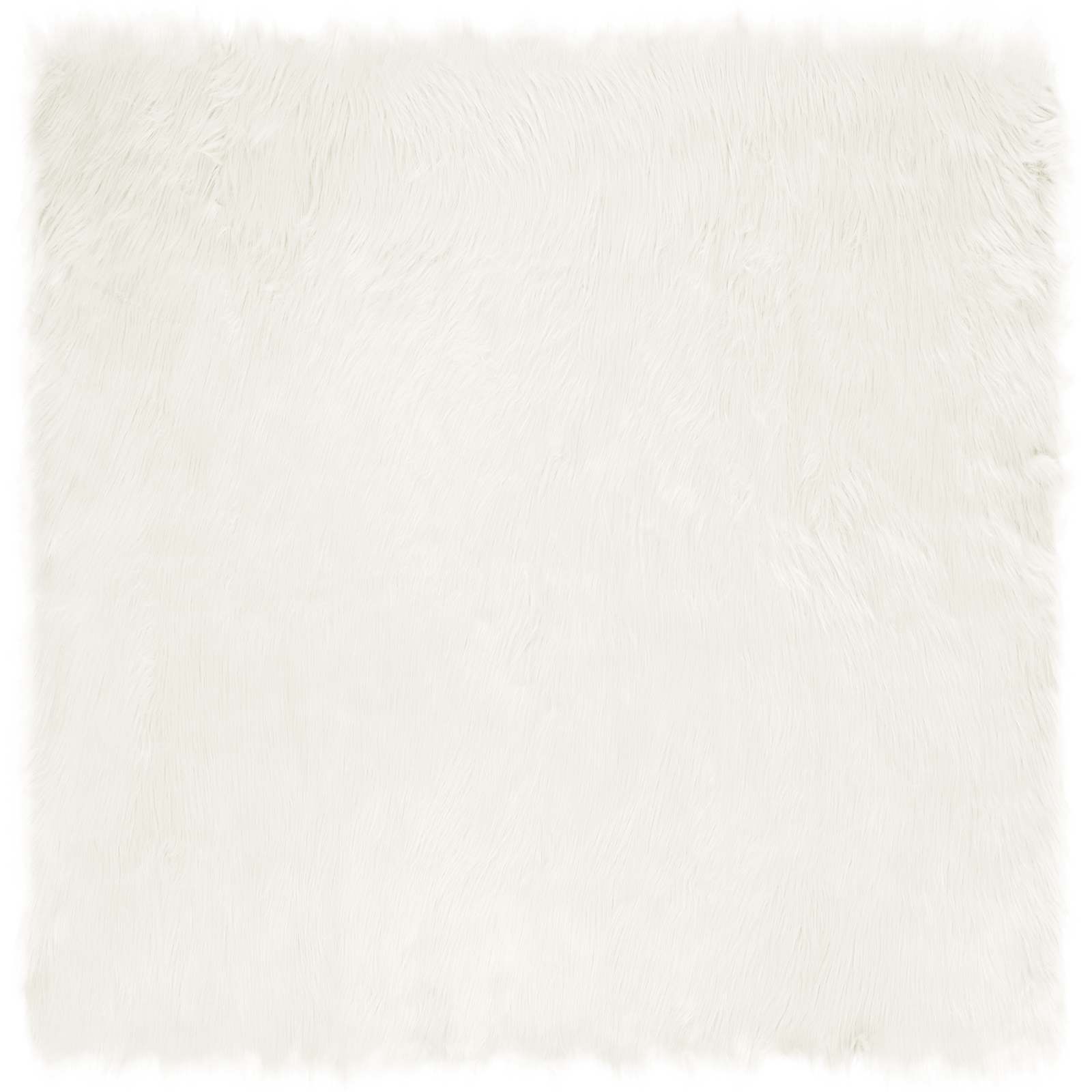 Mākslīgās aitādas paklājs Tafalla Balts 160 x 160 cm