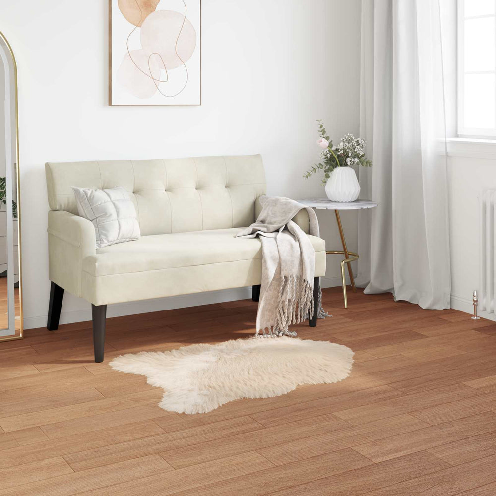 Artificial Sheepskin Rug Tafalla Sand 80 x 120 cm