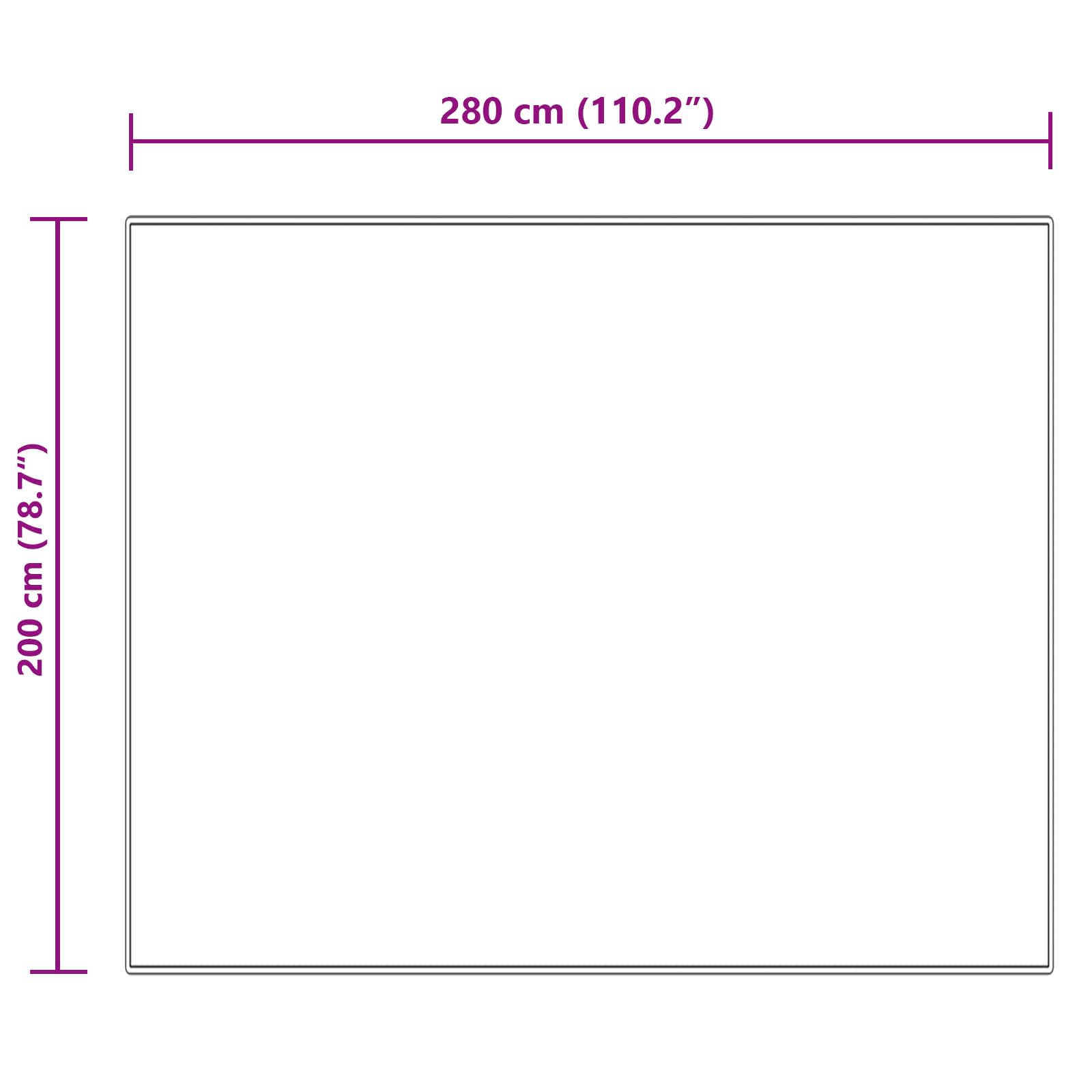 Dirbtinio avikailio kilimas Tafalla Kreminė 200 x 280 cm