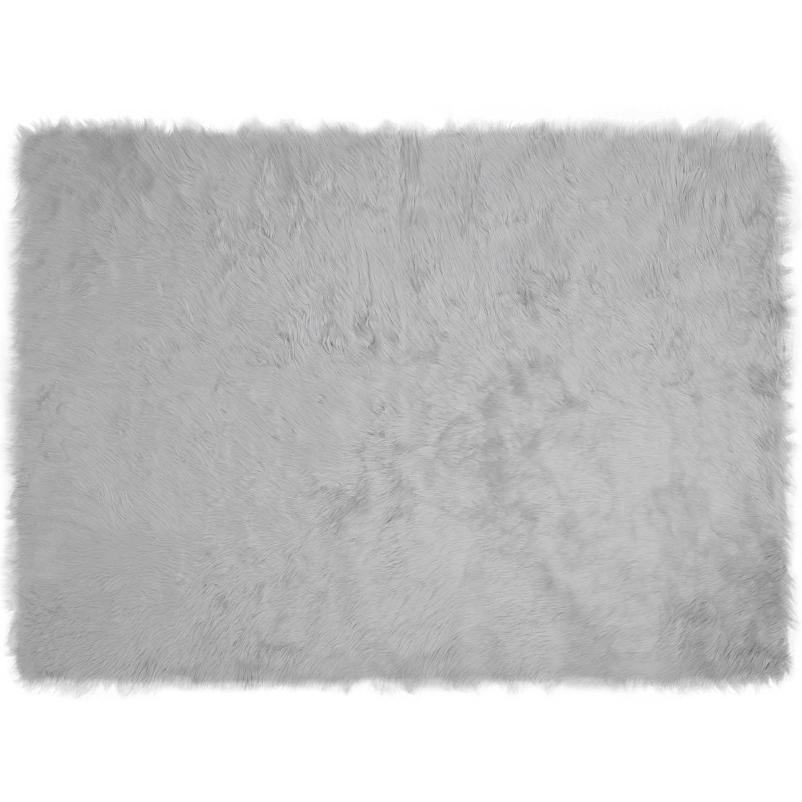 Mākslīgās aitādas paklājs Tafalla pelēks 160 x 230 cm