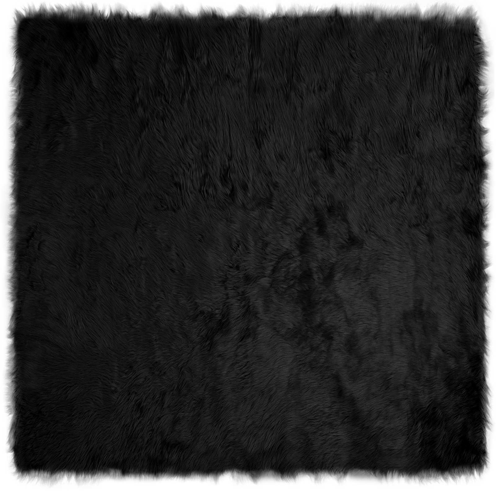 Dirbtinio avikailio kilimas Tafalla Juoda 240 x 240 cm