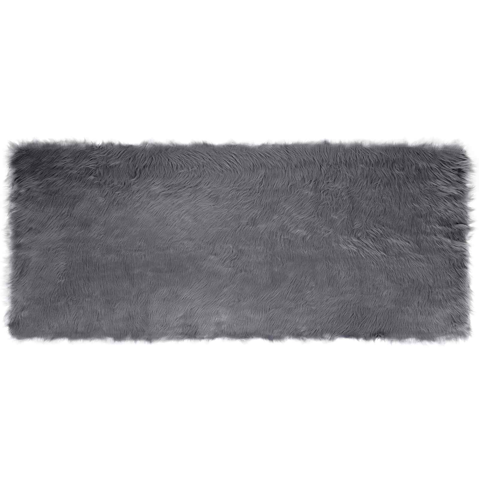 Dirbtinio avikailio kilimas Tafalla Antracitas 100 x 200 cm