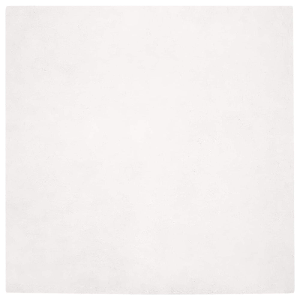 Olite White Faux Rabbit Fur Rug 240 x 240 cm