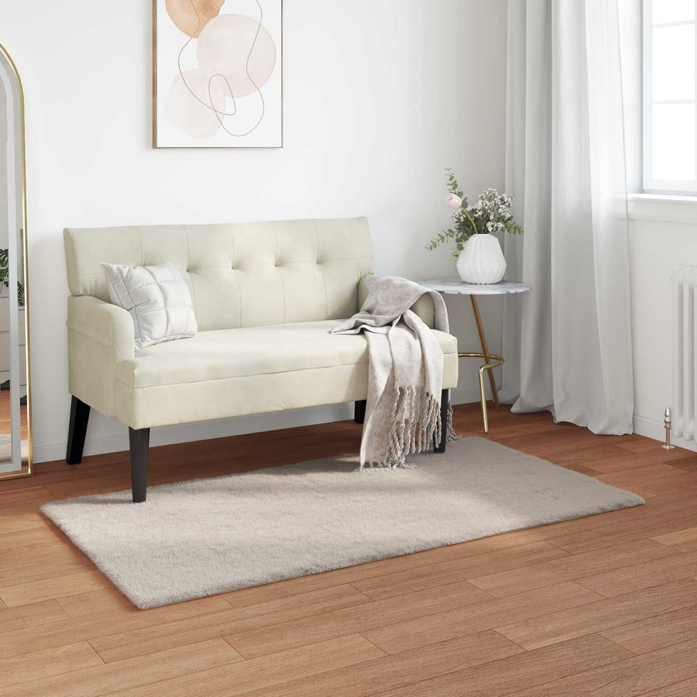 Artificial rabbit fur rug Olite Beige 80 x 150 cm