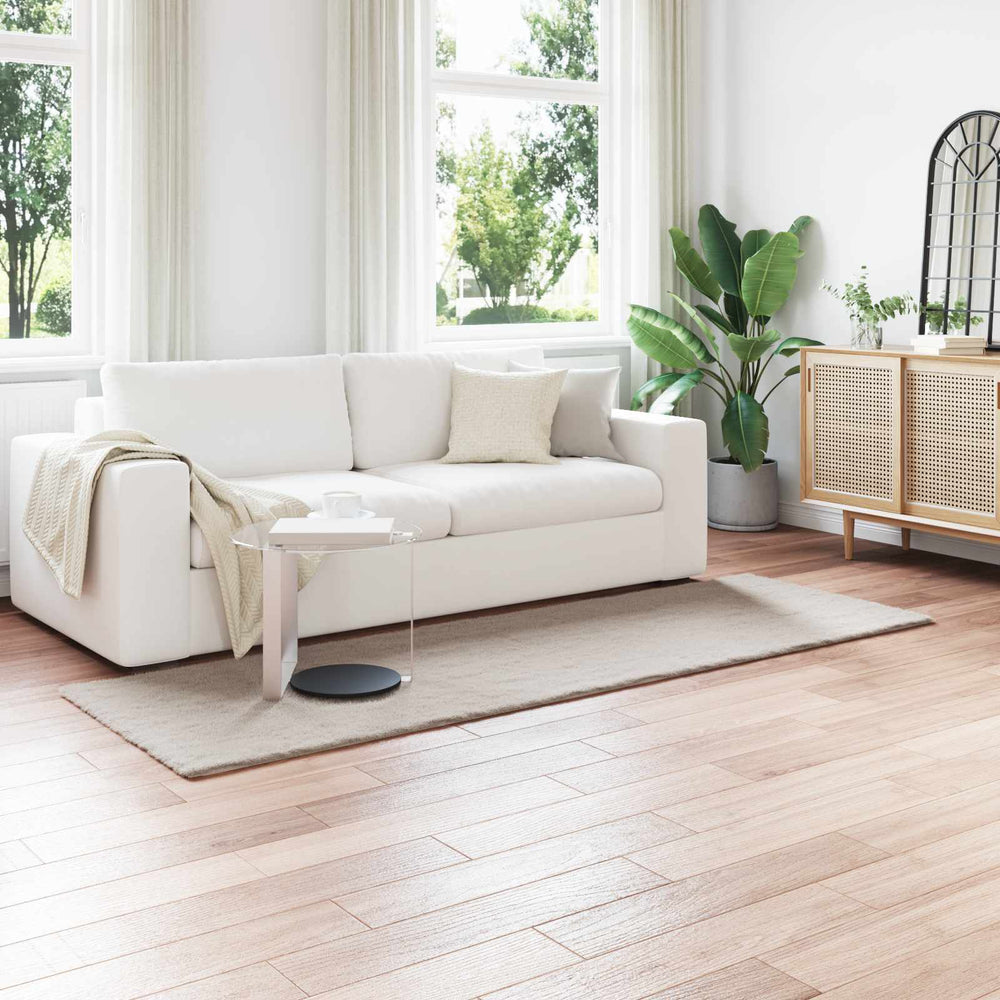 Artificial rabbit fur rug Olite Sand 80 x 250 cm