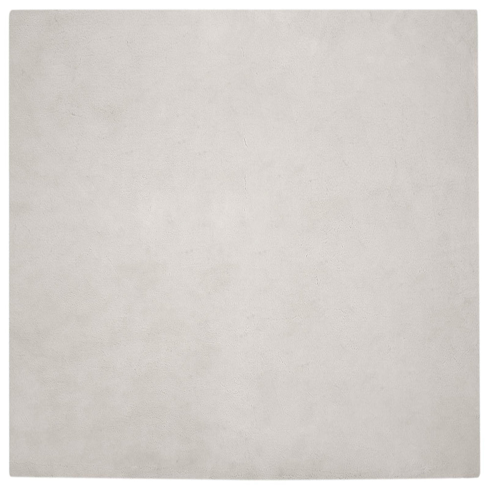 Artificial rabbit fur rug Olite Beige 120 x 120 cm
