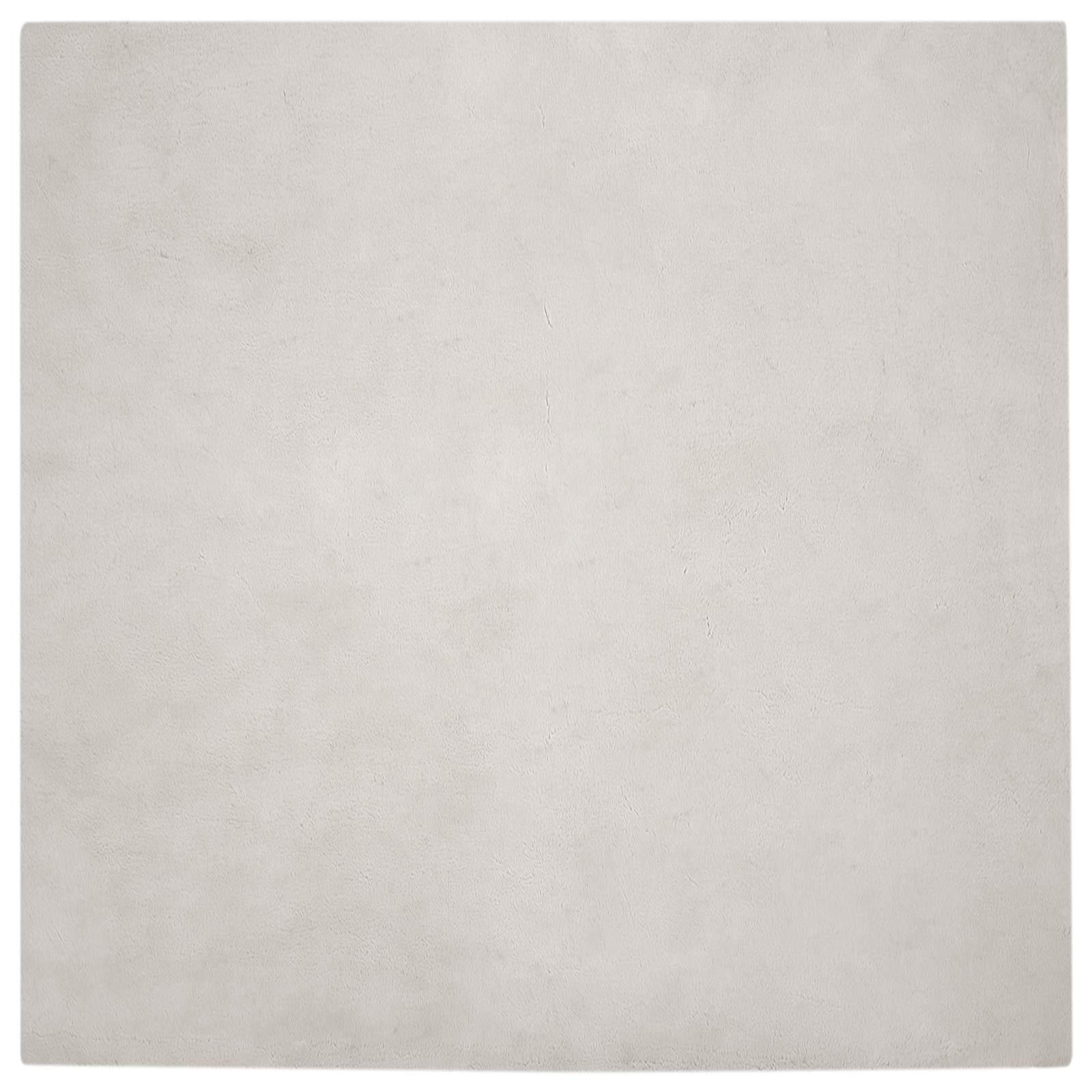 Olite Faux Rabbit Fur Rug Sand 160 x 160 cm