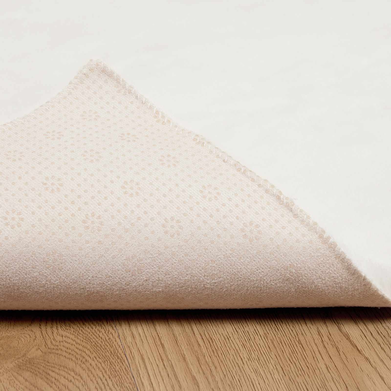 Artificial Rabbit Fur Rug Olite Cream 80 x 150 cm