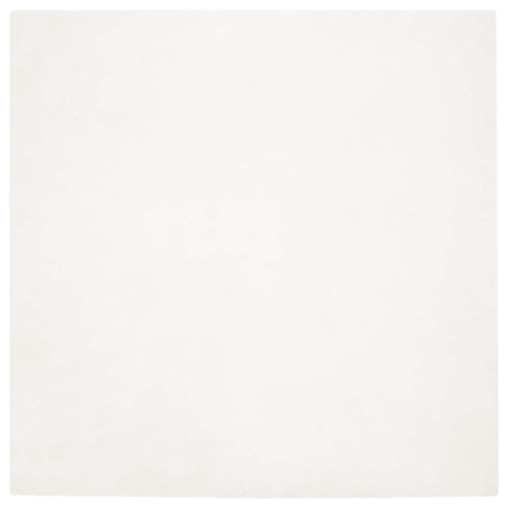 Olite Cream Artificial Rabbit Fur Rug 120 x 120 cm