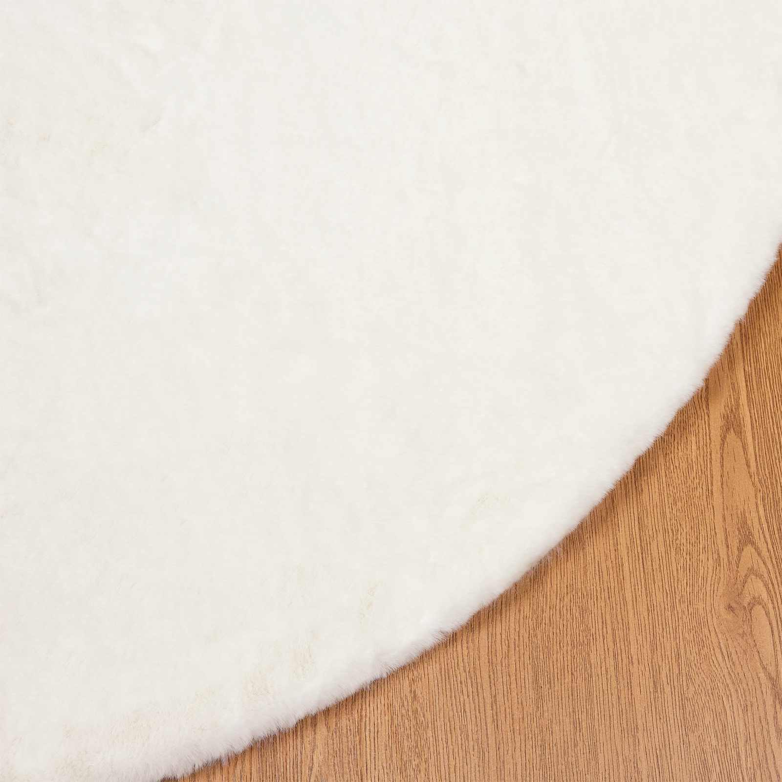 Olite Artificial Rabbit Fur Rug Cream Ø 200 cm