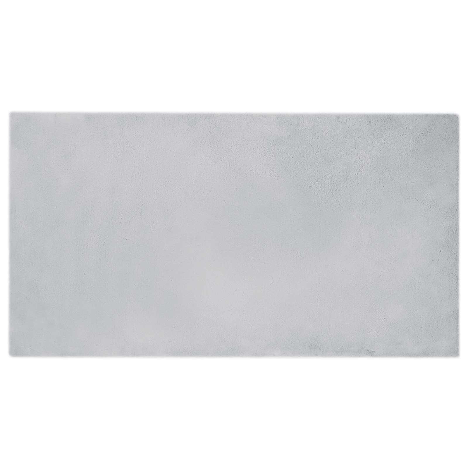 Faux Rabbit Fur Rug Olite Grey 80 x 150 cm