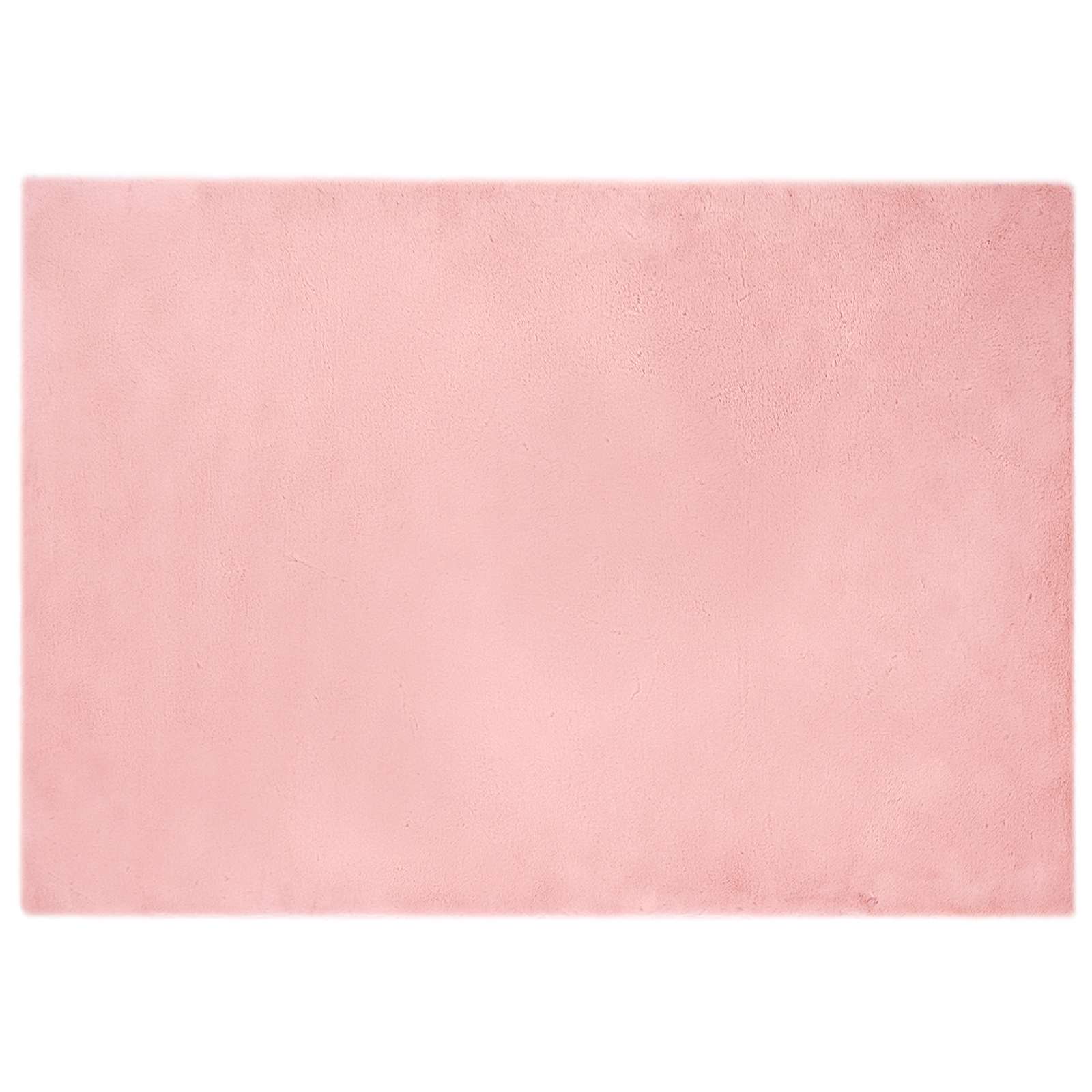 Dirbtinio triušio kailio kilimas Olite Rožinė 160 x 230 cm