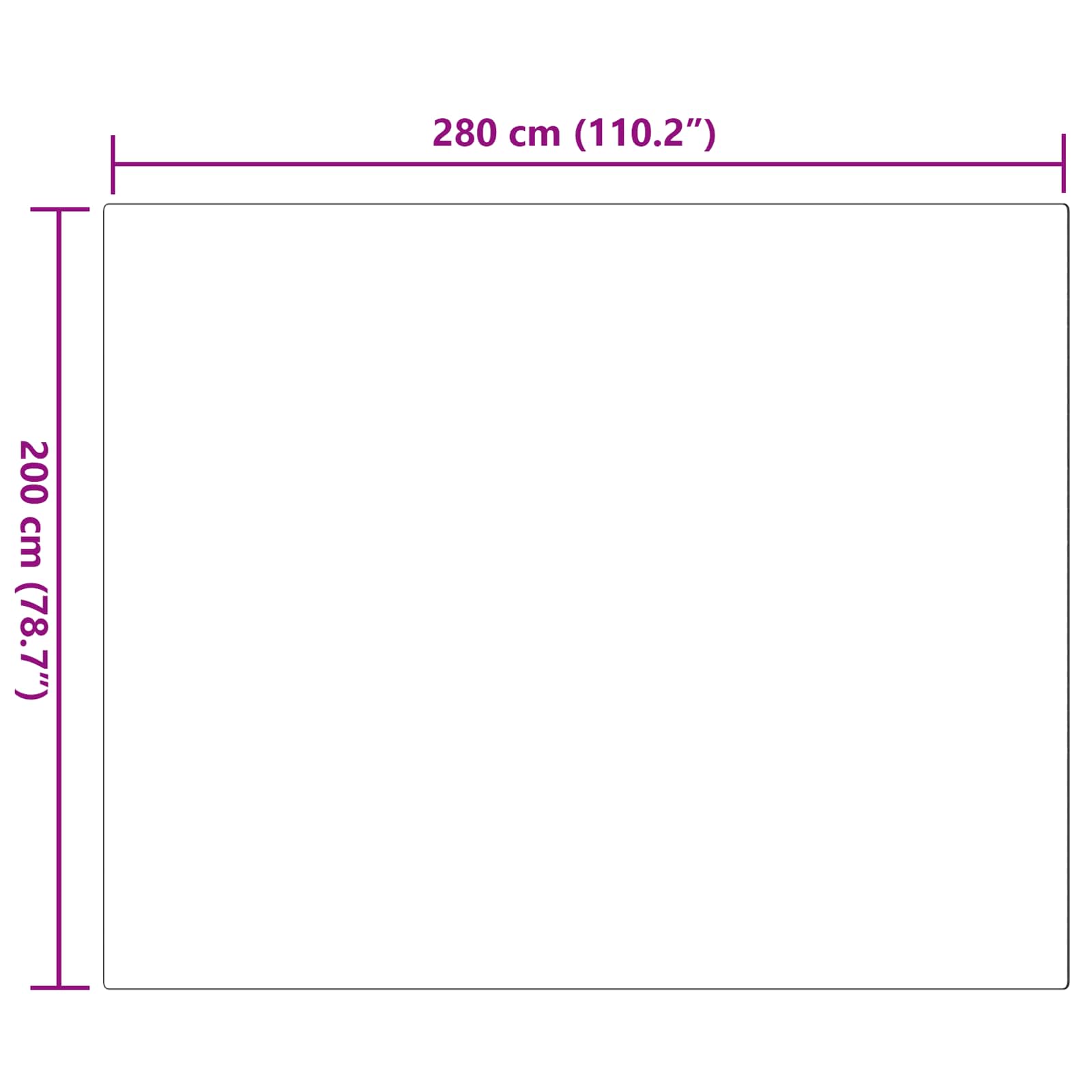 Artificial Rabbit Fur Rug Olite Pink 200 x 280 cm
