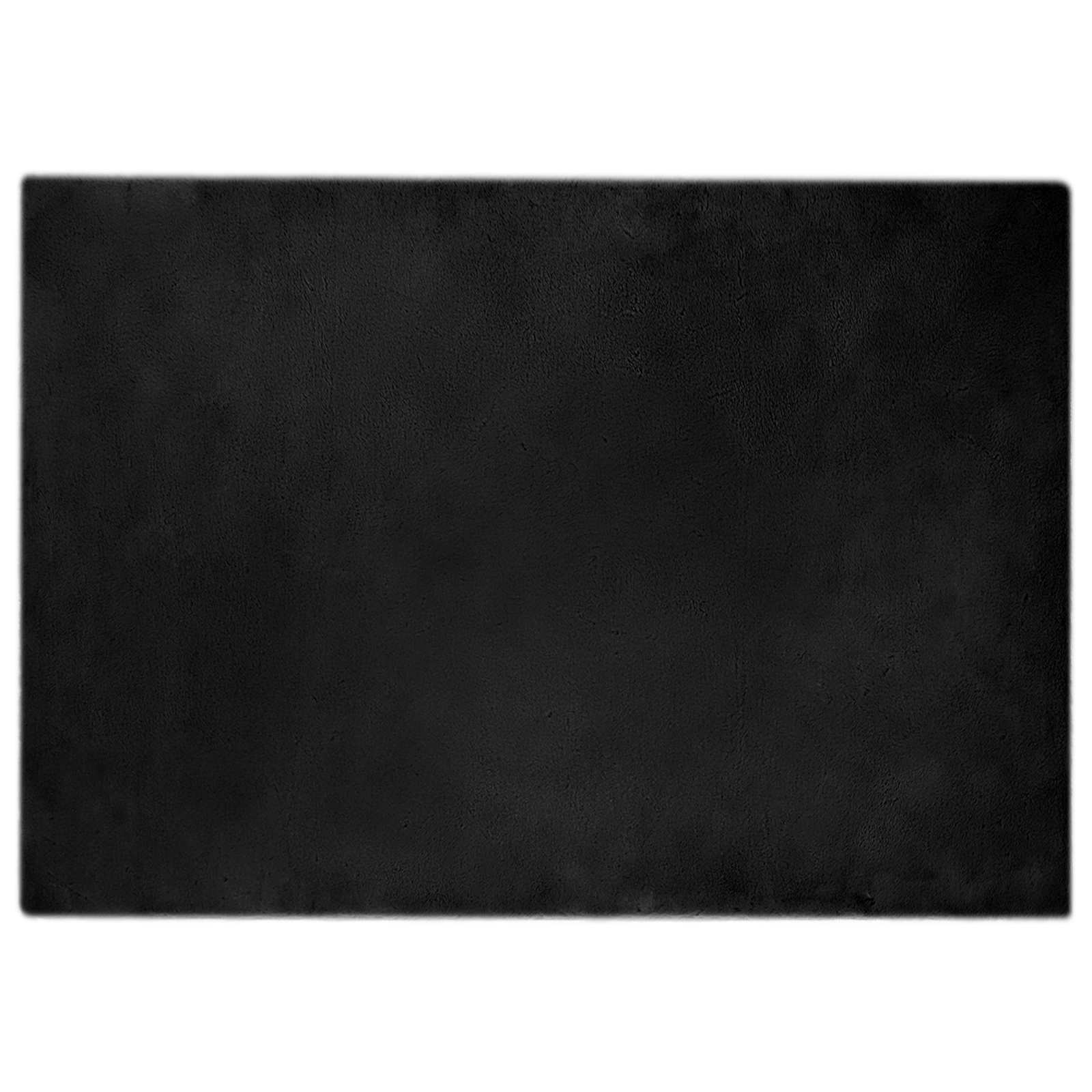 Dirbtinio triušio kailio kilimas Olite Juoda 160 x 230 cm